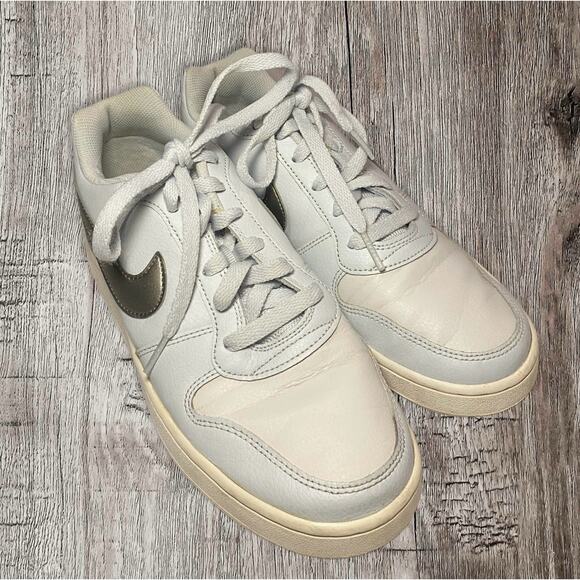 Nike Ebernon low triple white men’s sneakers. Size 8‎ - Picture 1 of 5